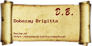 Dobszay Brigitta névjegykártya